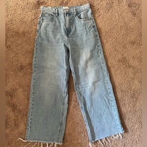 Pacsun crop wide leg jeans